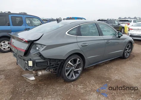 2021 Hyundai Sonata Sel Plus из США, поврежденный, VIN 5NPEJ4J26MH077894